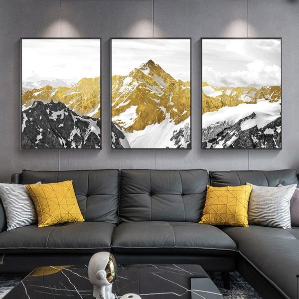 paintings modern gold snow mountain landscape poster canvas painting wall art print pictures living room over the sofa interior home decor
paintings modern gold snow mountain landscape poster canvas painting wall art print pictures living room over the sofa interior home decor