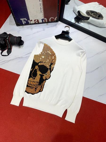 men's sweaters warm high-quality sweater men winter brand slim ming luminous rhinestone autumn knit design pullover oversized, White;black
men's sweaters warm high-quality sweater men winter brand slim ming luminous rhinestone autumn knit design pullover oversized, White;black
