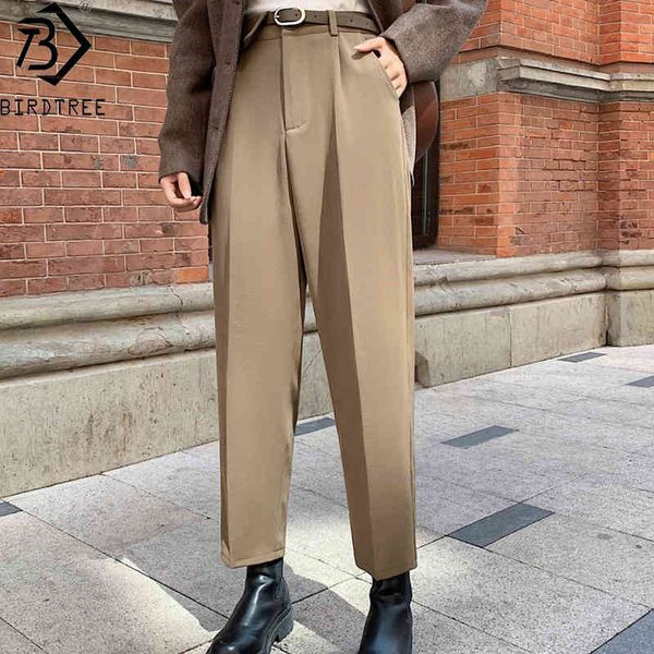 women suit pants spring office lady long trousers new autumn loose high waist pantfemale pants with belt b11205p 210419, Black;white
women suit pants spring office lady long trousers new autumn loose high waist pantfemale pants with belt b11205p 210419, Black;white