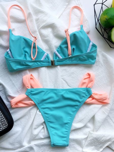 2021 new v-ne splicing mini swimsuit female push up swimwear ribbed bikini set beach bathing suit summer bather biquiniing
2021 new v-ne splicing mini swimsuit female push up swimwear ribbed bikini set beach bathing suit summer bather biquiniing