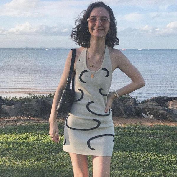 casual dresses women v neck stripe print skinny sleeveless backless halter mini dress ol lady sheath elegant vintage beach, Black;gray
casual dresses women v neck stripe print skinny sleeveless backless halter mini dress ol lady sheath elegant vintage beach, Black;gray