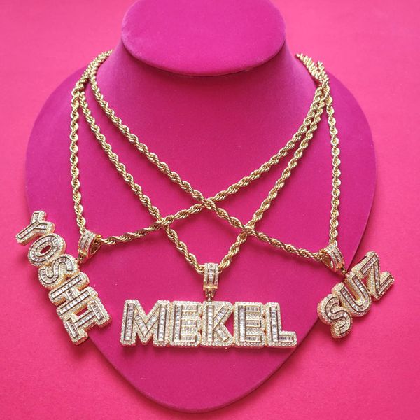 grandbling customized letters pendant iced out zircon letters nekclace with rope chain choker for women hiphop necklace for man, Silver
grandbling customized letters pendant iced out zircon letters nekclace with rope chain choker for women hiphop necklace for man, Silver