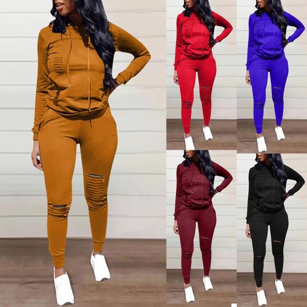 women's two piece pants women tracksuit outfits sports long sleeve ripped pullover hoodie sweatsuits sweat suit tracksuits #8, White
women's two piece pants women tracksuit outfits sports long sleeve ripped pullover hoodie sweatsuits sweat suit tracksuits #8, White