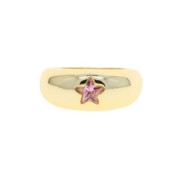 wedding rings big gold color dome ring for women single pink star cubic zirconia pinky female classic simple metal finger jewelry, Slivery;golden
wedding rings big gold color dome ring for women single pink star cubic zirconia pinky female classic simple metal finger jewelry, Slivery;golden