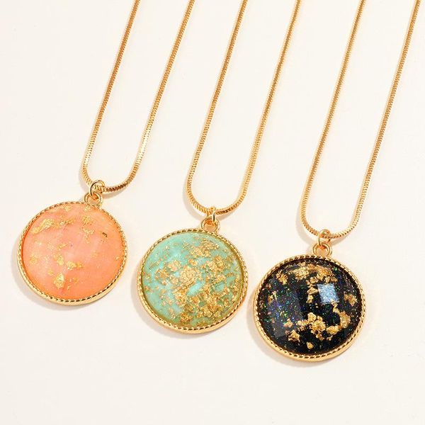 pendant necklaces 2021 colorful star series planet round necklace gold colors snake chain bijoux collier elegant women jewelry gifts, Silver
pendant necklaces 2021 colorful star series planet round necklace gold colors snake chain bijoux collier elegant women jewelry gifts, Silver
