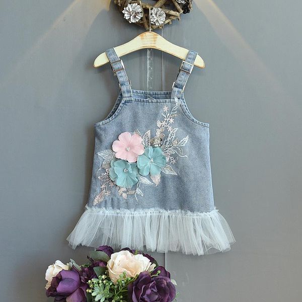 girl's dresses girls denim strap dress 2021 summer toddler baby girl korean style fashion applique children's cute beautiful flowe, Red;yellow
girl's dresses girls denim strap dress 2021 summer toddler baby girl korean style fashion applique children's cute beautiful flowe, Red;yellow