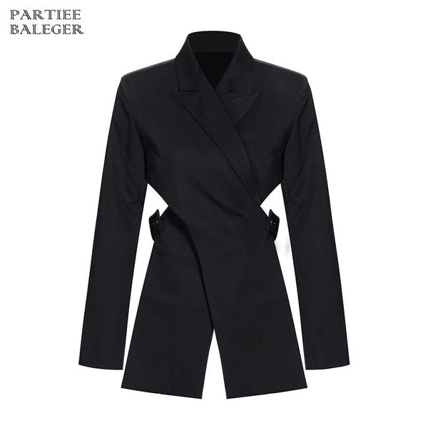 trendy backless design black blazer long sleeves turn-down collar celebrity party women women's suits & blazers, White;black
trendy backless design black blazer long sleeves turn-down collar celebrity party women women's suits & blazers, White;black