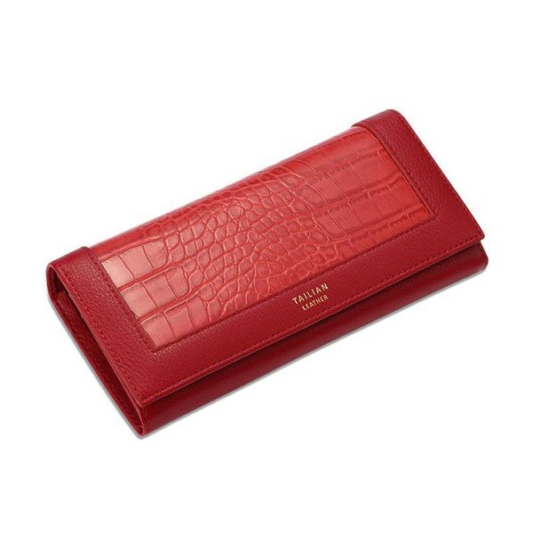 wallets the european and u.s. fashion crocodile print wallet hand bag multi-purpose leather purse, Red;black
wallets the european and u.s. fashion crocodile print wallet hand bag multi-purpose leather purse, Red;black