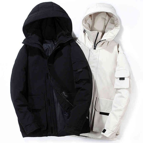2021 new hooded white duck youth Winter Korean fashion leisure warm thickened down et men's wear, Black
2021 new hooded white duck youth Winter Korean fashion leisure warm thickened down et men's wear, Black