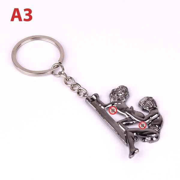 keychains lovers' keychain simulation activity happy man metal fashion couple charm key chain ring good appeal gift for friends, Silver
keychains lovers' keychain simulation activity happy man metal fashion couple charm key chain ring good appeal gift for friends, Silver