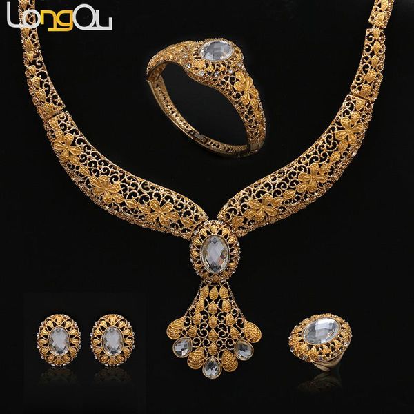earrings & necklace african beads jewelry sets summer style wedding accessories fine crystal gold-color bridal bracelet rings set, Silver
earrings & necklace african beads jewelry sets summer style wedding accessories fine crystal gold-color bridal bracelet rings set, Silver