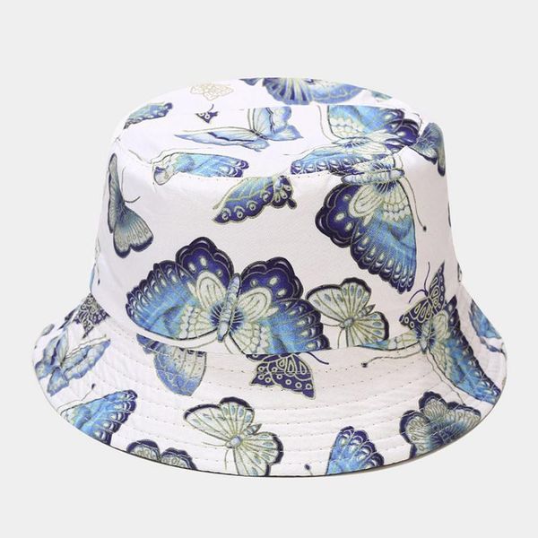 wide brim hats butterfly printing bucket hat 2021 fashion summer for women outdoor sun protection beach chapeau femme casquette, Blue;gray
wide brim hats butterfly printing bucket hat 2021 fashion summer for women outdoor sun protection beach chapeau femme casquette, Blue;gray