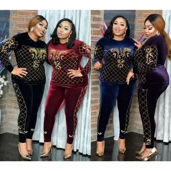 ethnic clothing exotic fashion casual velvet suit beading african flannel long sleeve t-shirt with trousers, Red
ethnic clothing exotic fashion casual velvet suit beading african flannel long sleeve t-shirt with trousers, Red