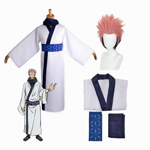 anime costumes anime jujutsu kaisen ryomen sukuna full set kimono school uniform cosplay costume with wig, Black
anime costumes anime jujutsu kaisen ryomen sukuna full set kimono school uniform cosplay costume with wig, Black