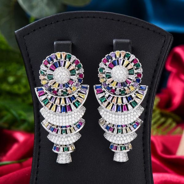 earrings & necklace godki big fashion luxury geometric statement jewelry set for women wedding party full zircon dubai bridal, Silver
earrings & necklace godki big fashion luxury geometric statement jewelry set for women wedding party full zircon dubai bridal, Silver