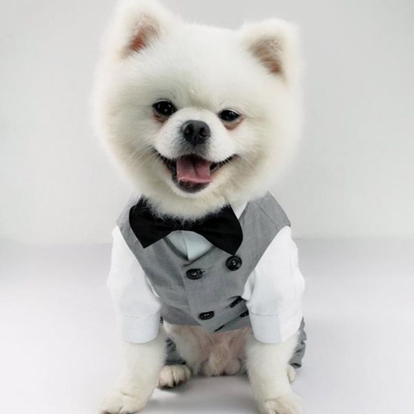 dog apparel tuxedo suit for small medium large breed formal vest with bow tie gentleman pet wedding birthday party costume
dog apparel tuxedo suit for small medium large breed formal vest with bow tie gentleman pet wedding birthday party costume