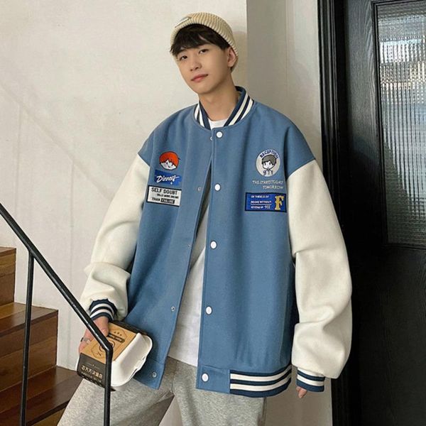 men's jackets hip hop baseball jacket men women japanese cartoon avatar streetwear harajuku college patchwork bomber varsity, Black;brown
men's jackets hip hop baseball jacket men women japanese cartoon avatar streetwear harajuku college patchwork bomber varsity, Black;brown