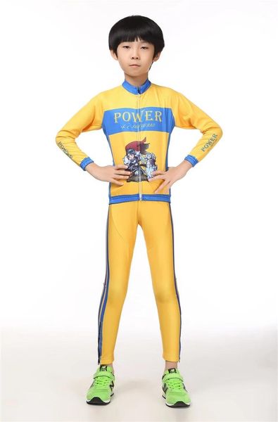 kids cycling jersy suit long sleeves thermal fleece bike clothing children bicycle sportswear jersey set yellow racing sets, Black;blue
kids cycling jersy suit long sleeves thermal fleece bike clothing children bicycle sportswear jersey set yellow racing sets, Black;blue
