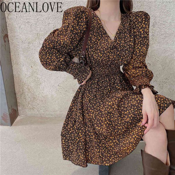 office lady spring/summer french fashion style elegant v-neck long puff sleeve print green chiffon woman dress 210415, Black;gray
office lady spring/summer french fashion style elegant v-neck long puff sleeve print green chiffon woman dress 210415, Black;gray