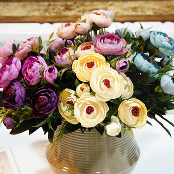 decorative flowers & wreaths 6 heads mini artificial silk tea peony flores fleur camellia for home christmas decoration fake flower bouquet
decorative flowers & wreaths 6 heads mini artificial silk tea peony flores fleur camellia for home christmas decoration fake flower bouquet