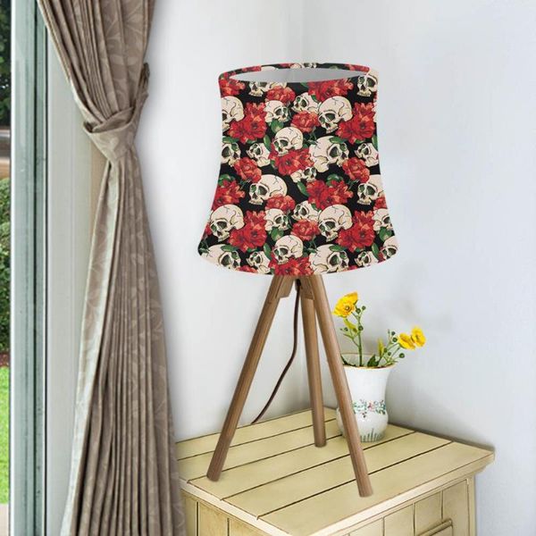 lamp covers & shades skull with red rose pattern fashion modern table for bedroom living room washable light lampshades home decor
lamp covers & shades skull with red rose pattern fashion modern table for bedroom living room washable light lampshades home decor