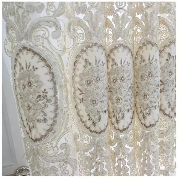 curtain & drapes luxury european embroidery flower sheer for living room white romantic lace bottom home decor tulle js215c
curtain & drapes luxury european embroidery flower sheer for living room white romantic lace bottom home decor tulle js215c