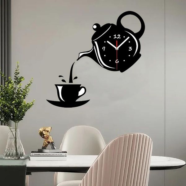 wall clocks diy teapot shape 3d clock digital coffee time acrylic modern kitchen sticker home decor numeral
wall clocks diy teapot shape 3d clock digital coffee time acrylic modern kitchen sticker home decor numeral