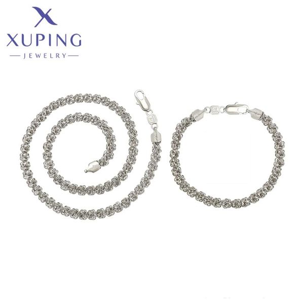earrings & necklace xuping fashion arrival charm bracelet jewelry sets quality party gift ladies a00673962, Silver
earrings & necklace xuping fashion arrival charm bracelet jewelry sets quality party gift ladies a00673962, Silver