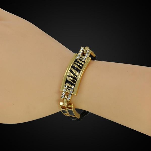 link, chain fashion id bracelets & bangles for women men wristband vintage handmade cubic zirconia bracelet pulseira, Black
link, chain fashion id bracelets & bangles for women men wristband vintage handmade cubic zirconia bracelet pulseira, Black