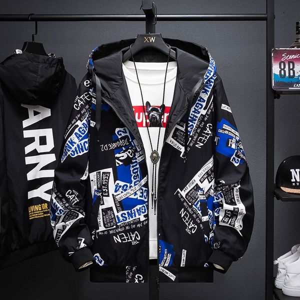Fashion Jacket Double Sided Men's 2021 Autumn Casual Korean Hooded Camouflage Wear, White
Fashion Jacket Double Sided Men's 2021 Autumn Casual Korean Hooded Camouflage Wear, White