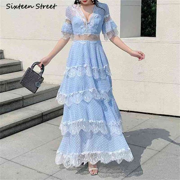 blue summer dress woman v-neck high waisted vestido clothing seaside beach lace female maxi party es 210603, Black;gray
blue summer dress woman v-neck high waisted vestido clothing seaside beach lace female maxi party es 210603, Black;gray