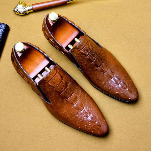 dress shoes casual men party leather formal wedding flats genuine oxfords slip on fashion a45, Black
dress shoes casual men party leather formal wedding flats genuine oxfords slip on fashion a45, Black