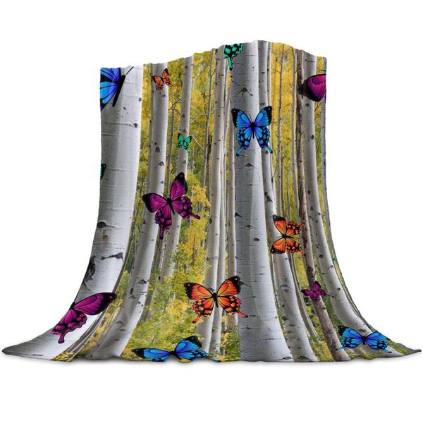 blankets color butterfly birch forest coral fleece blanket soft warm outdoor travel throw kids winter tv
blankets color butterfly birch forest coral fleece blanket soft warm outdoor travel throw kids winter tv