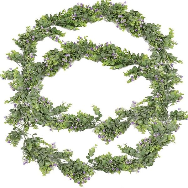 packs 6ft artificial eucalyptus garland greenery vine plant for wedding background arch wall decor decorative flowers & wreaths
packs 6ft artificial eucalyptus garland greenery vine plant for wedding background arch wall decor decorative flowers & wreaths