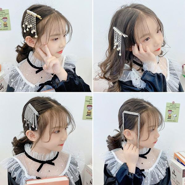 korean shiny pearl rhinestones bow hair clips side tassel hairpins barrette for sweet women girls weeding gifts accessories, Slivery;white
korean shiny pearl rhinestones bow hair clips side tassel hairpins barrette for sweet women girls weeding gifts accessories, Slivery;white