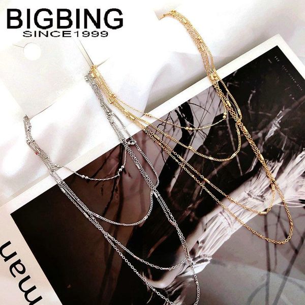 chains m036 bigbing fashion jewelry layered golden silver color long necklace women female jewlery
chains m036 bigbing fashion jewelry layered golden silver color long necklace women female jewlery