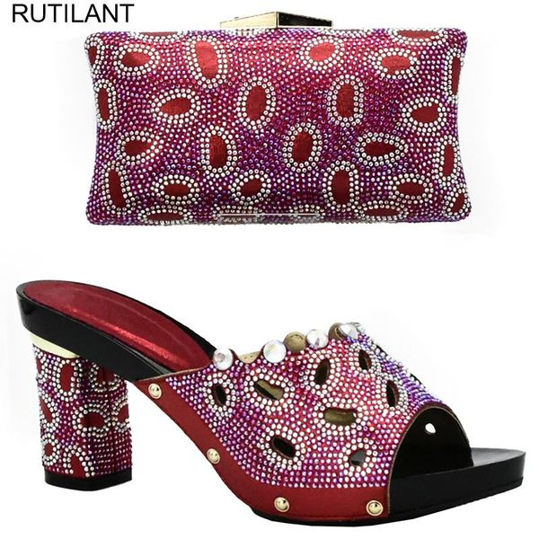 dress shoes latest red color italian ladies and bag set decorated with rhinestone nigerian women wedding italy shoe, Black
dress shoes latest red color italian ladies and bag set decorated with rhinestone nigerian women wedding italy shoe, Black