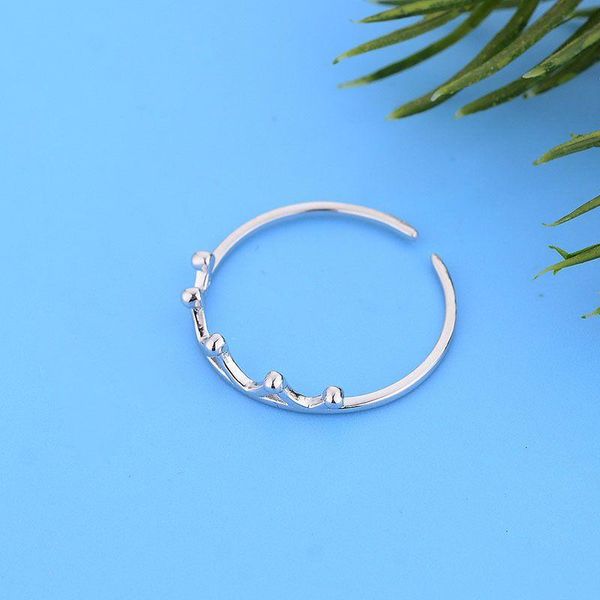 cluster rings arrivals 100% 925 sterling silver opening adjustable crown ring female jewelry, Golden;silver
cluster rings arrivals 100% 925 sterling silver opening adjustable crown ring female jewelry, Golden;silver