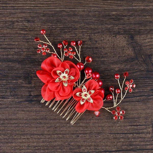 hair clips & barrettes chinese red style bridal combs rhinestone handmade wedding accessories yarn floral pearl comb, Golden;silver
hair clips & barrettes chinese red style bridal combs rhinestone handmade wedding accessories yarn floral pearl comb, Golden;silver