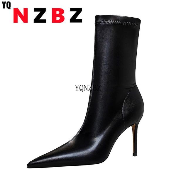 boots british style women mid calf modern slim heel booties autumn winter comfortable female shoes tacones mujer, Black
boots british style women mid calf modern slim heel booties autumn winter comfortable female shoes tacones mujer, Black