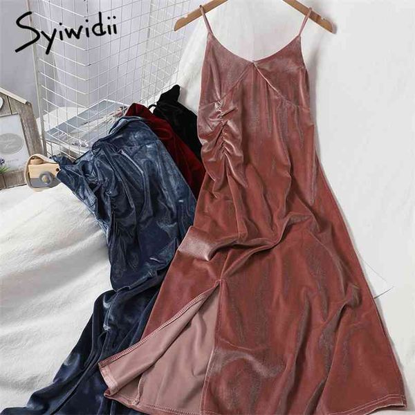 fashion high waist camis dresses women sleeveless a-line solid pink red blue slit clothing summer korean 210607, Black;gray
fashion high waist camis dresses women sleeveless a-line solid pink red blue slit clothing summer korean 210607, Black;gray