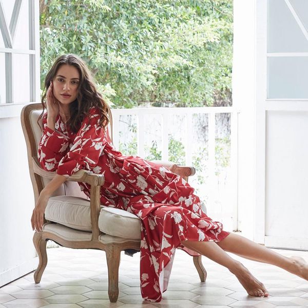 women's sleepwear women romantic long nightgown autumn summer night satin ins fashion loose pregnant woman k4qt, Black;red
women's sleepwear women romantic long nightgown autumn summer night satin ins fashion loose pregnant woman k4qt, Black;red