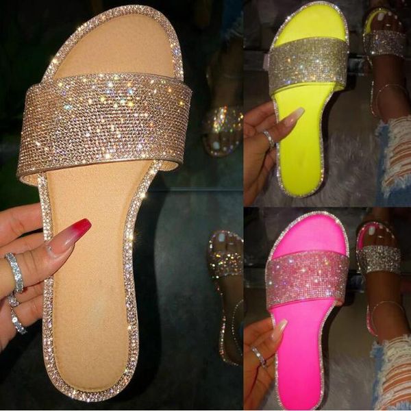 slippers rhinestone candy-colored 2021 women flip flop fashion wild beach shoe diamond flat bottom outdoor sandals, Black
slippers rhinestone candy-colored 2021 women flip flop fashion wild beach shoe diamond flat bottom outdoor sandals, Black