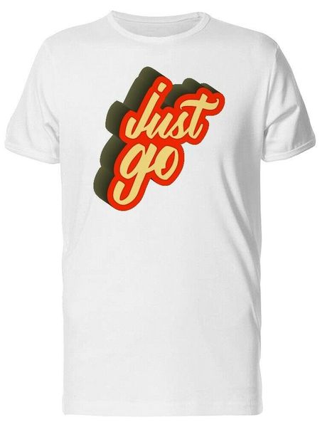 men's t-shirts just go retro lettering men humor graphic novelty funny t-shirt, White;black
men's t-shirts just go retro lettering men humor graphic novelty funny t-shirt, White;black