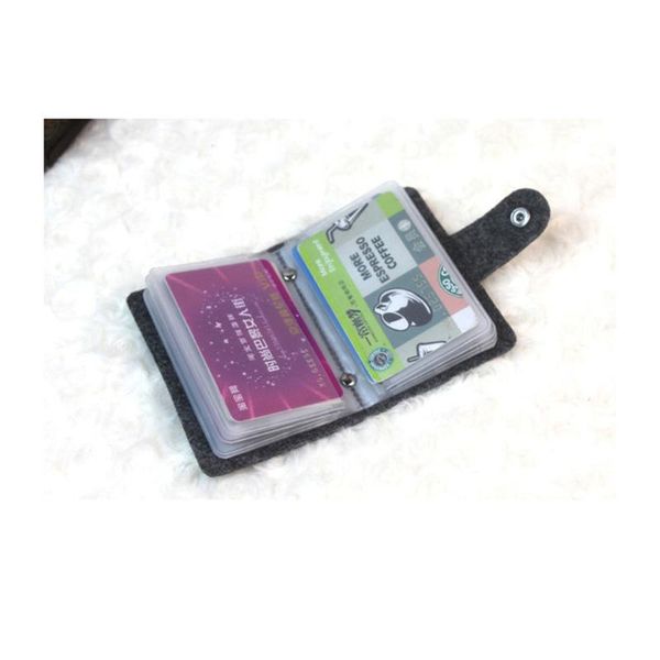 card holders holder wool felt 24 bits case for men women business id passport organizer wallet, Brown;gray
card holders holder wool felt 24 bits case for men women business id passport organizer wallet, Brown;gray