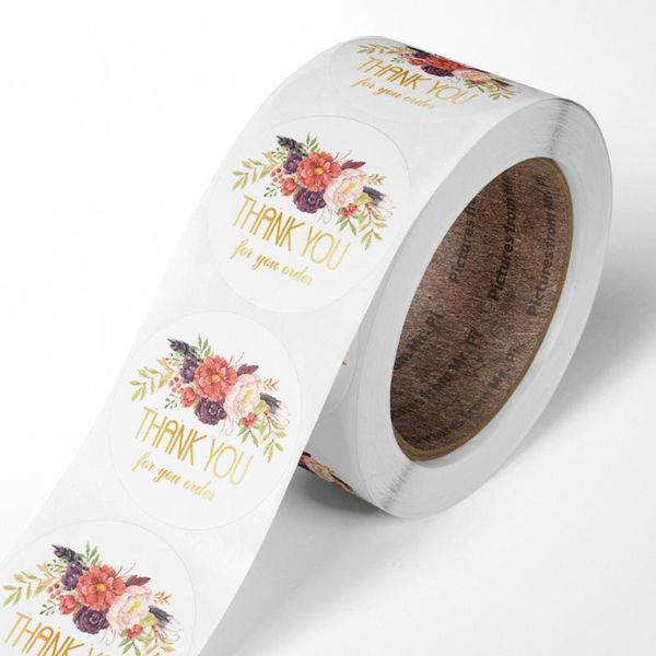 gift wrap 500 pcs/roll flower thank you stickers seal labels 1.5 inch for your order small shop packs
gift wrap 500 pcs/roll flower thank you stickers seal labels 1.5 inch for your order small shop packs
