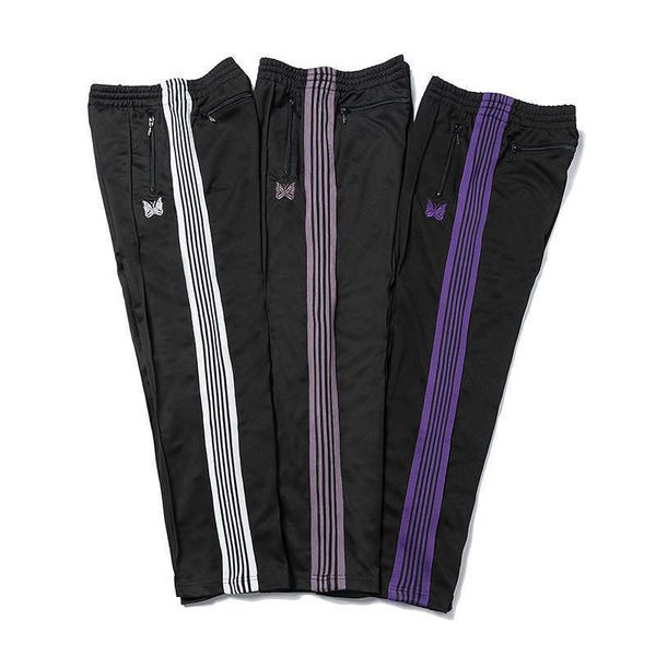 men's pants 2020 new zipper pocket butterfly embroidery sports elastic waist casual pants, Black
men's pants 2020 new zipper pocket butterfly embroidery sports elastic waist casual pants, Black