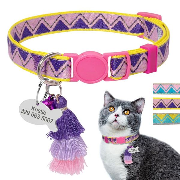 cat collars & leads personalized collar quick release cats safety necklace with bell fish id tag nameplate engraving bohemian style
cat collars & leads personalized collar quick release cats safety necklace with bell fish id tag nameplate engraving bohemian style
