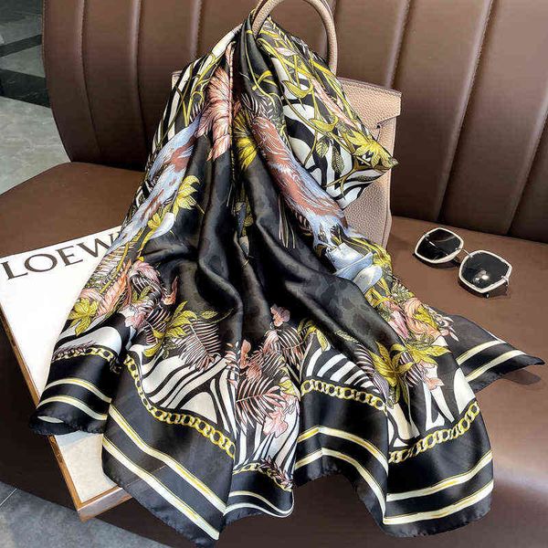 scarves women increase thin spring and autumn foreign style fashion hangzhou silk scarf shawl dual-purpose winter simulation silk scarf, Blue;gray
scarves women increase thin spring and autumn foreign style fashion hangzhou silk scarf shawl dual-purpose winter simulation silk scarf, Blue;gray