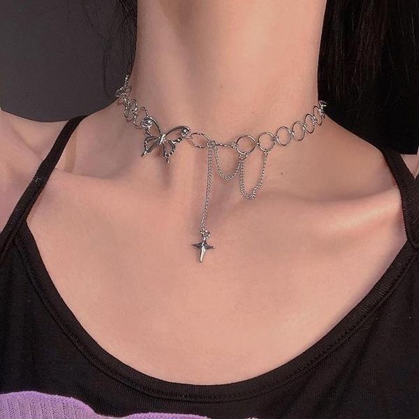 pendant necklaces butterfly choker necklace 2021 est short link chain women's jewelry wholesale yp8223, Silver
pendant necklaces butterfly choker necklace 2021 est short link chain women's jewelry wholesale yp8223, Silver